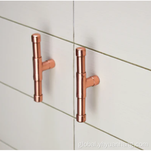Brushed Copper Cabinet Pulls brushed copper handles Gold Wardrobe Door Supplier